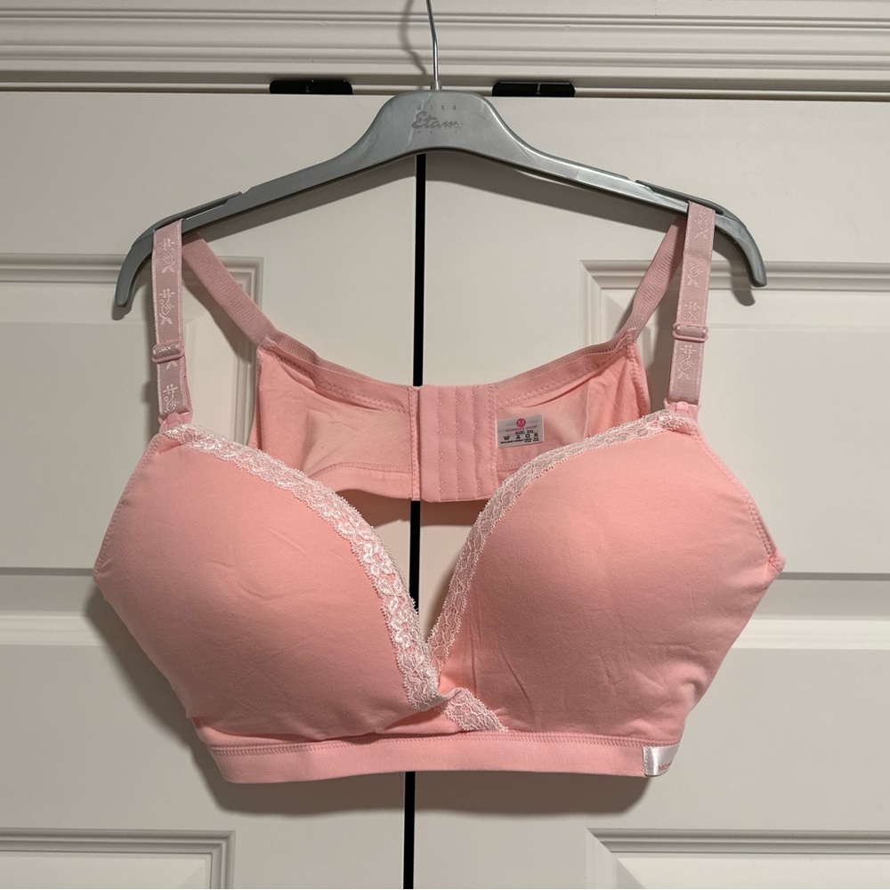 Momma’s Shop Pink Maternity/Nursing Bra Size XXL